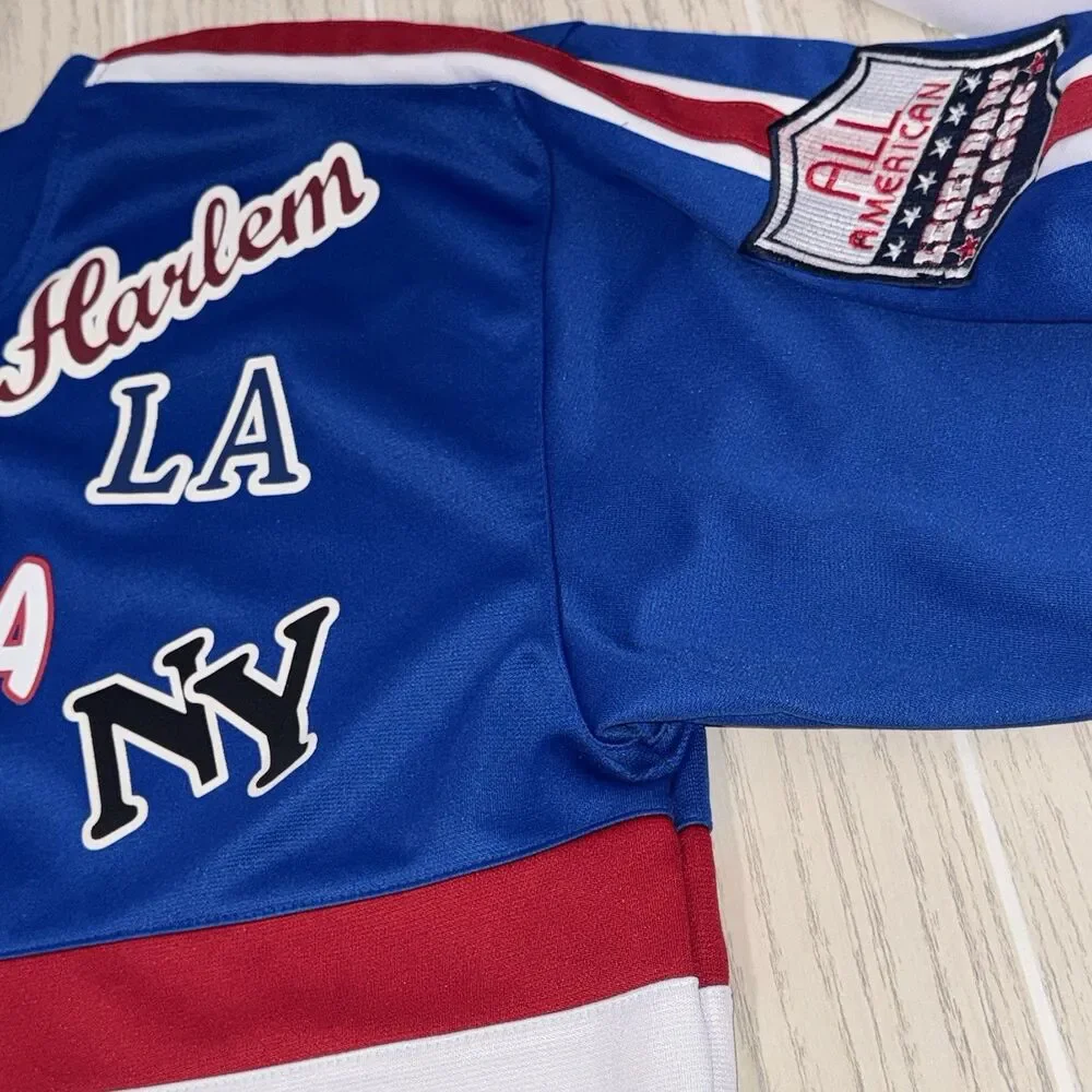 Legendary Classic All American BaseballJersey Blue Red White Size L Polyester